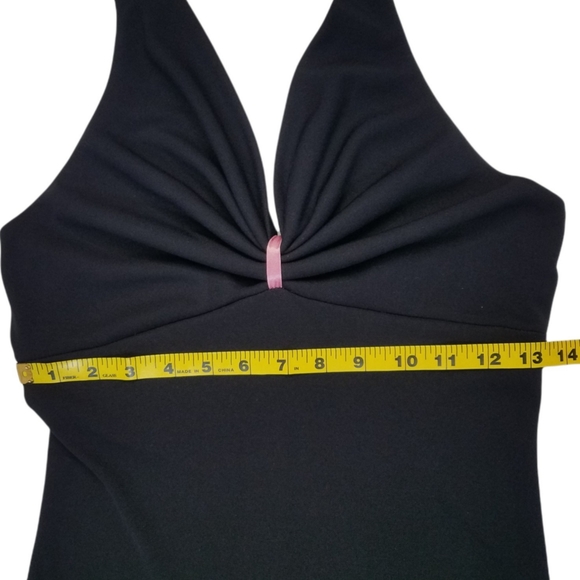 90s/Y2K Asymmetrical Halter Top Dress - Picture 7 of 8